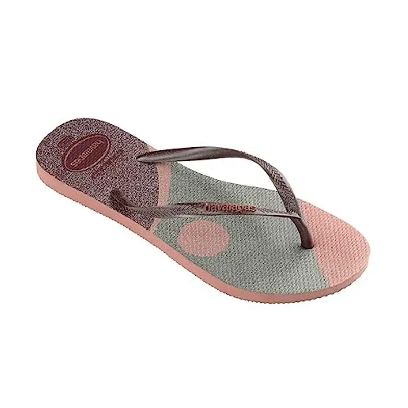 Havaianas Slim Palette Glow, Infradito, Donna, Rosa Crocus Rose, 33/34 EU miniatura 2