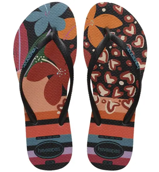 Slim Patchwork - infradito - donna Red