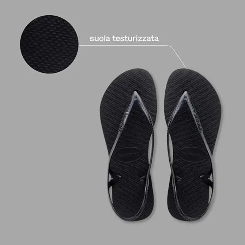 Havaianas - Sunny II, Sandali Comodi E Resistenti, Con Cinturino Sul Tallone, Stabilità, Cinturini Sottili, Per Donna miniatura 3