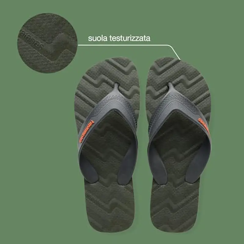 Havaianas - Track Waves, Infradito Comode, Sicure E Durevoli Con Cinghie Larghe E Arrotondate E Suola Anatomica, Uomo miniatura 3