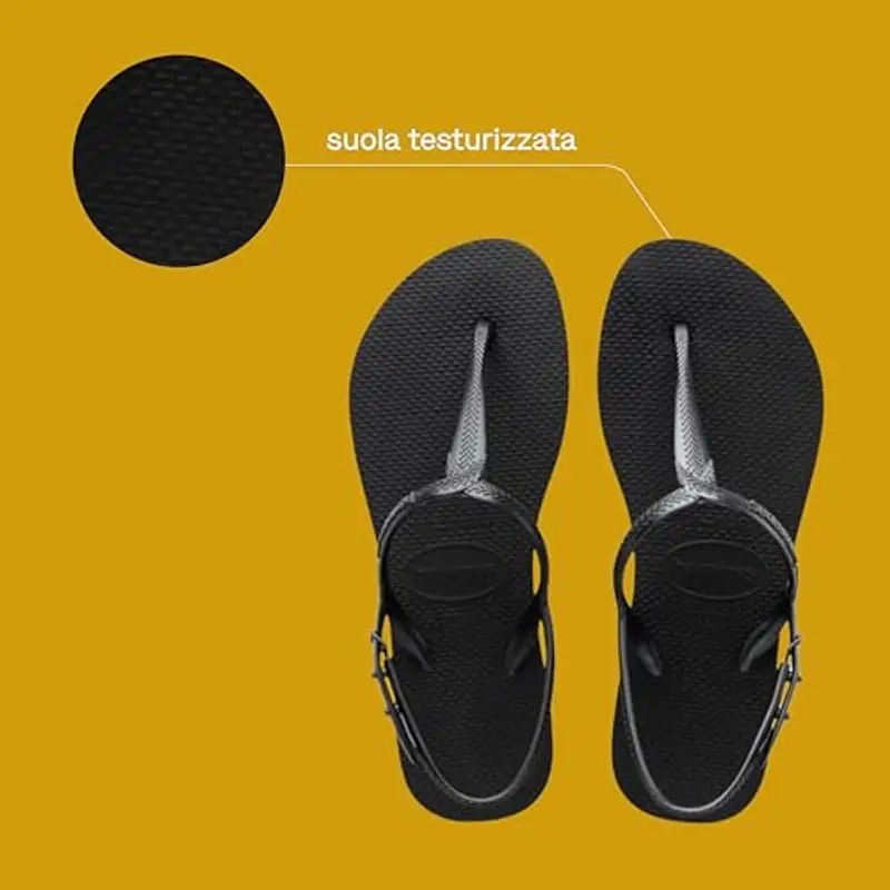 Havaianas - Twist, Sandali Comodi, Eleganti E Versatili, Fibbia Regolabile Sui Lati, Cinturini A T Con Finitura miniatura 3