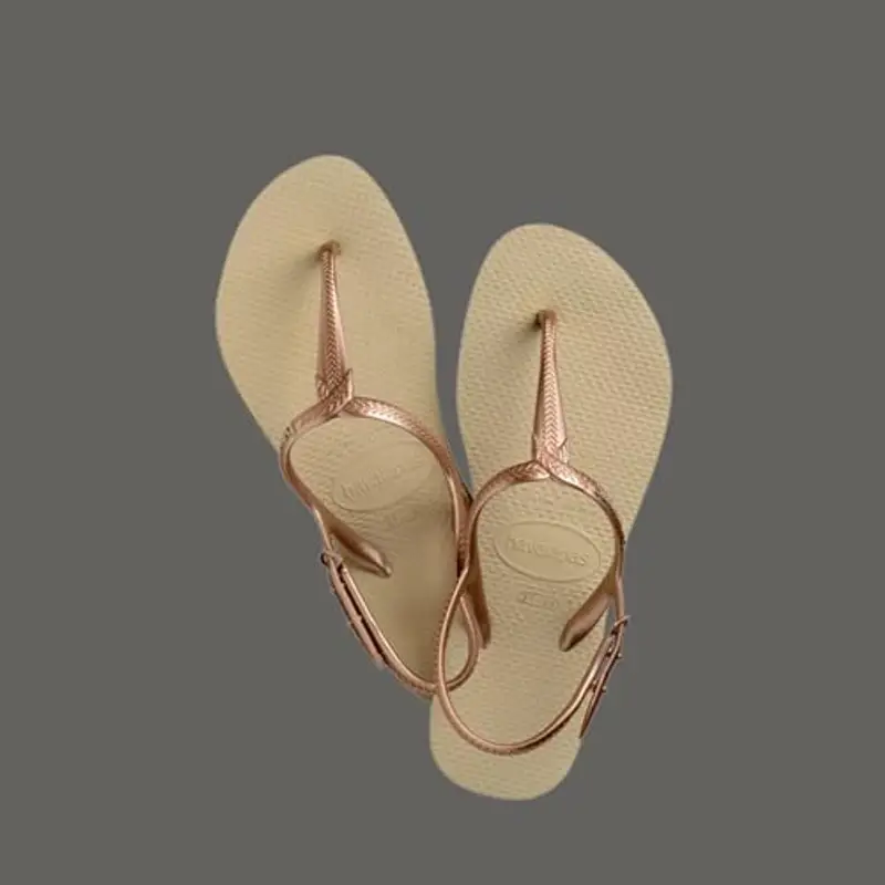 Havaianas - Twist, Sandali Comodi, Eleganti E Versatili, Fibbia Regolabile Sui Lati, Cinturini A T Con Finitura Metallica, Suola Antiscivolo, Donna miniatura 2