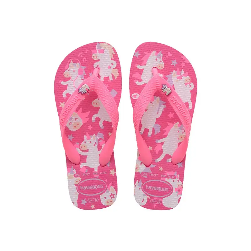 Unicorno Fucsia - Infradito Mare Bambina BRASIL 31/32 - EUR 33/34