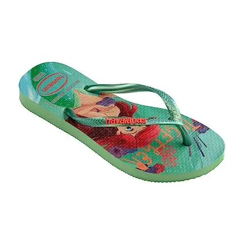Havaianas Unisex Kid's Slim Princess Flip Flops, Citronella, 8C miniatura 2
