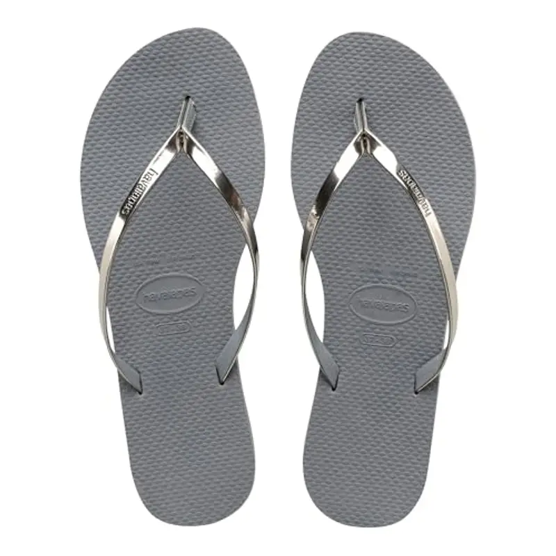 Havaianas - You Metallic, Sandali Comodi, Eleganti E Versatili, Cinturini Sottili Con Finitura Metallizzata, Tacco Piccolo, Donna