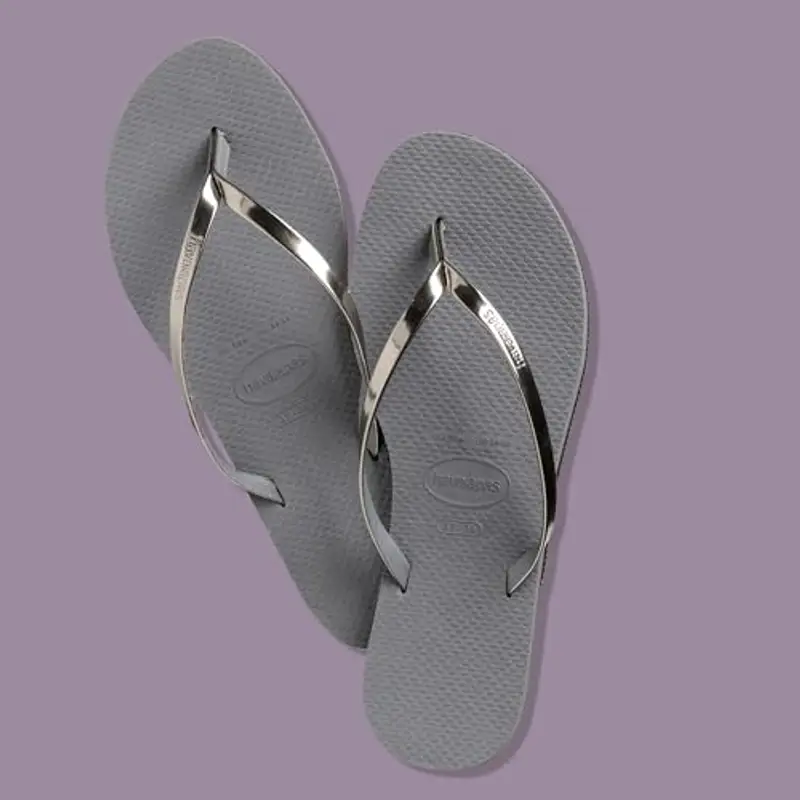 Havaianas - You Metallic, Sandali Comodi, Eleganti E Versatili, Cinturini Sottili Con Finitura Metallizzata, Tacco Piccolo, Donna miniatura 2