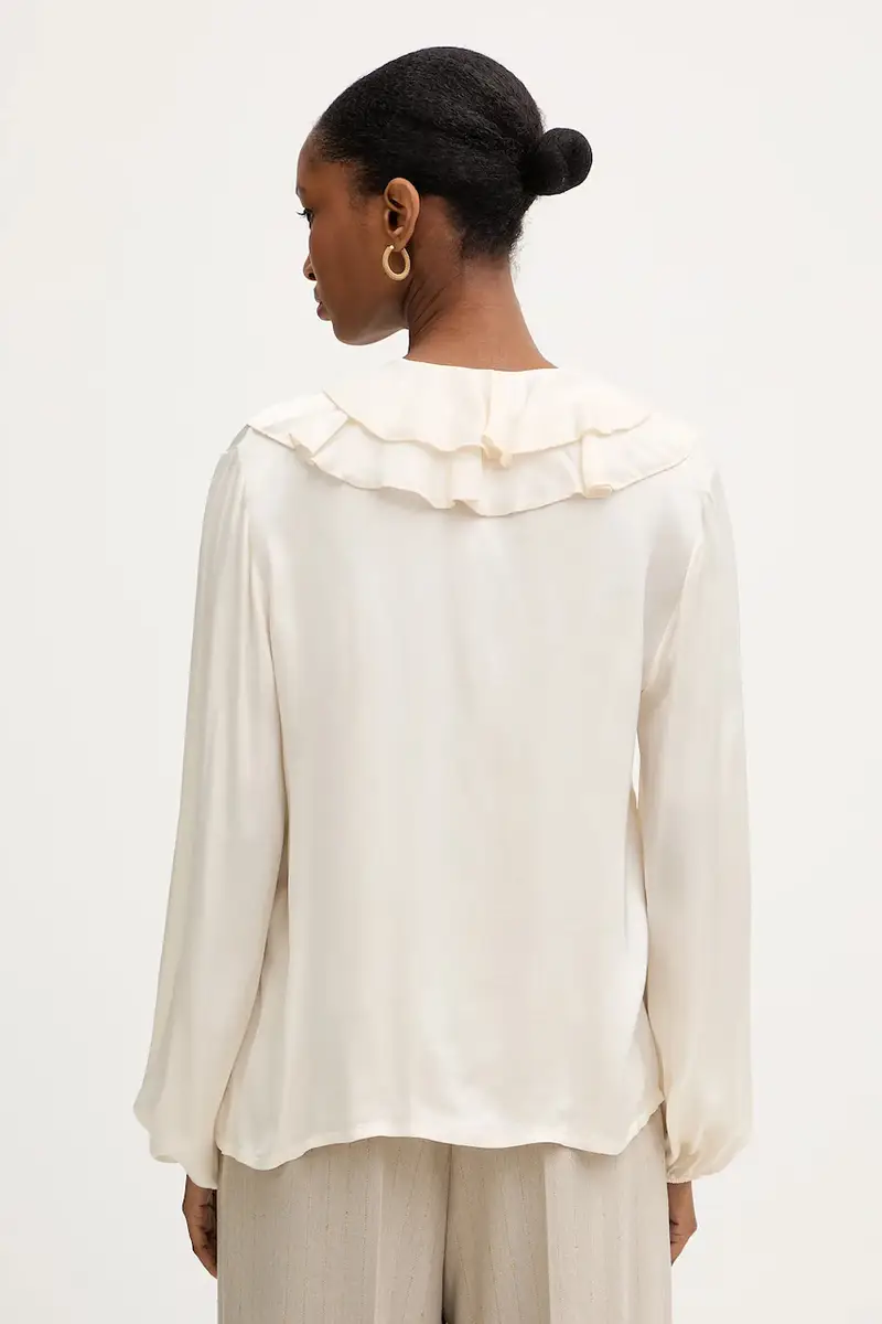 camicia donna colore beige CWG-P014 miniatura 3