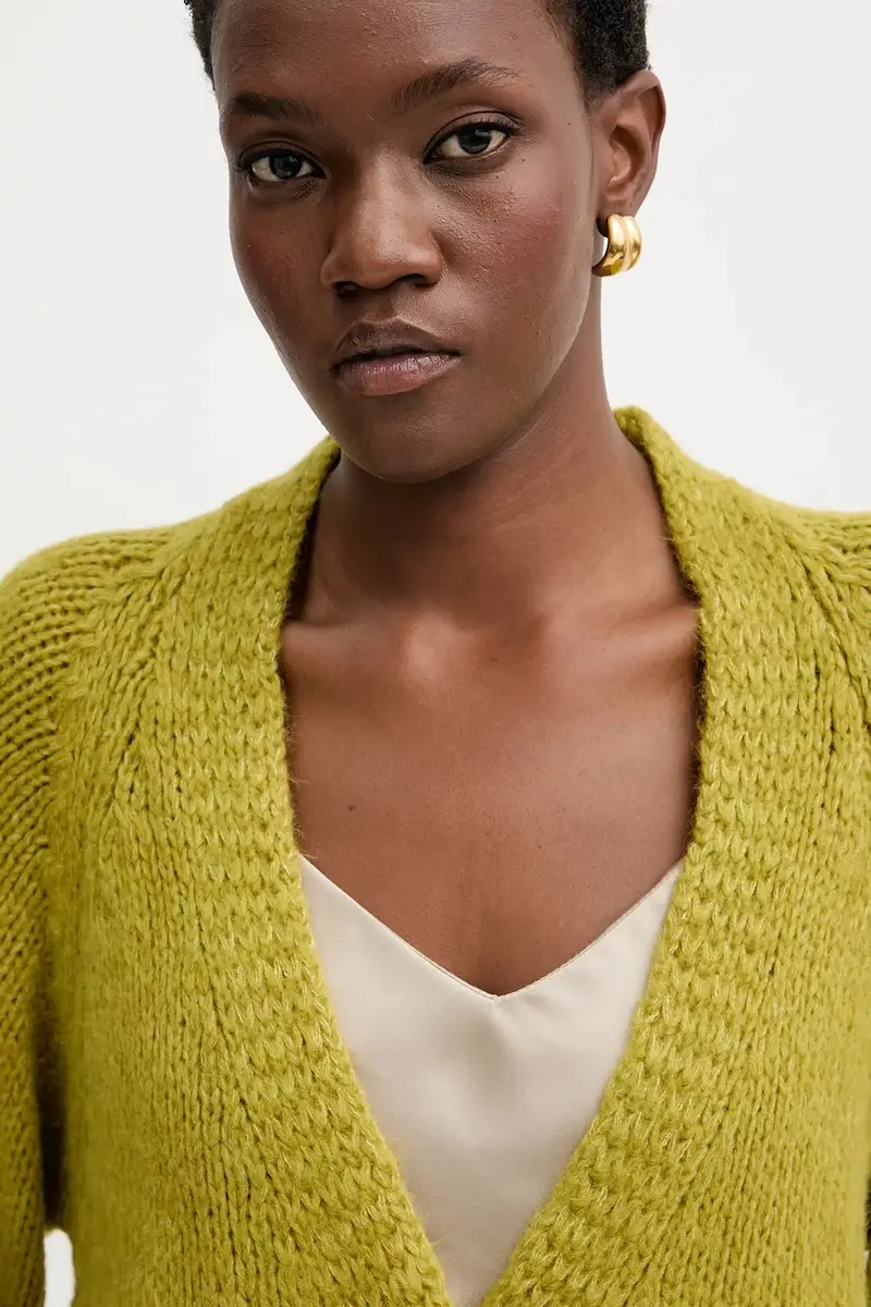 Haveone Cardigan Donna Verde 3849105 miniatura 4