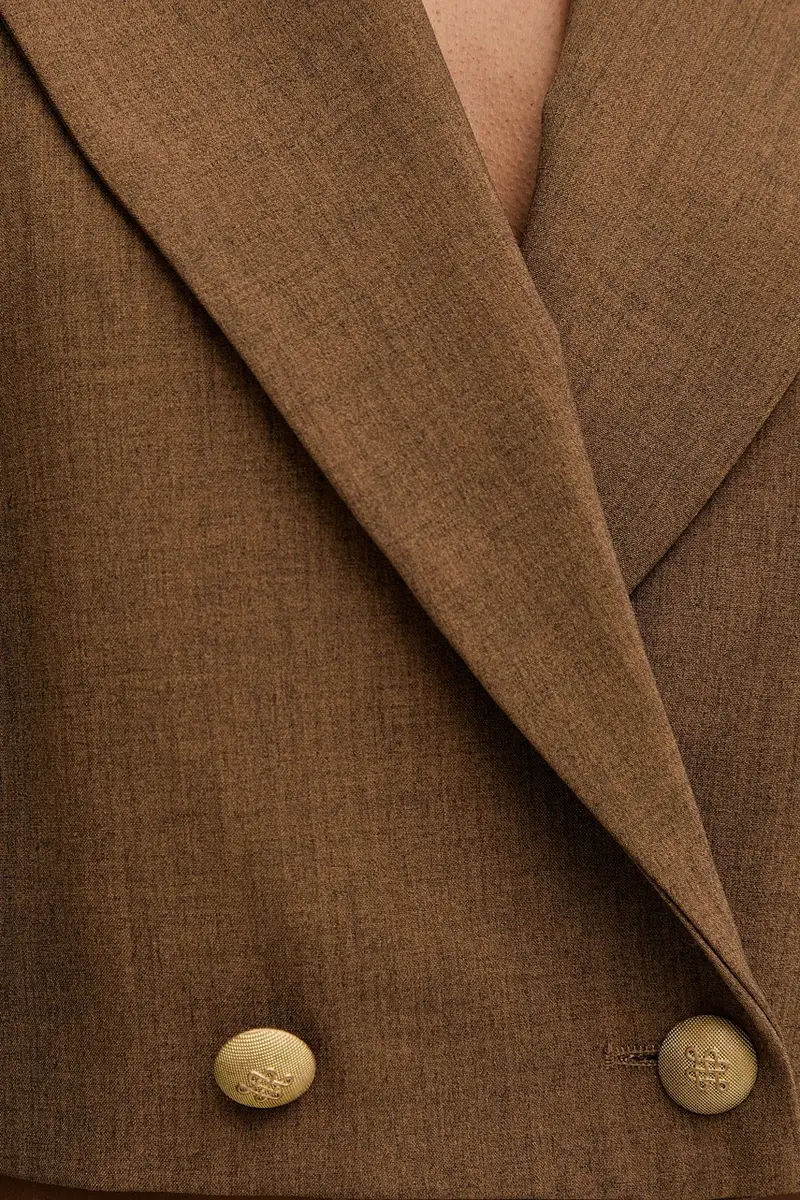 giacca colore marrone JSO-P014 miniatura 5