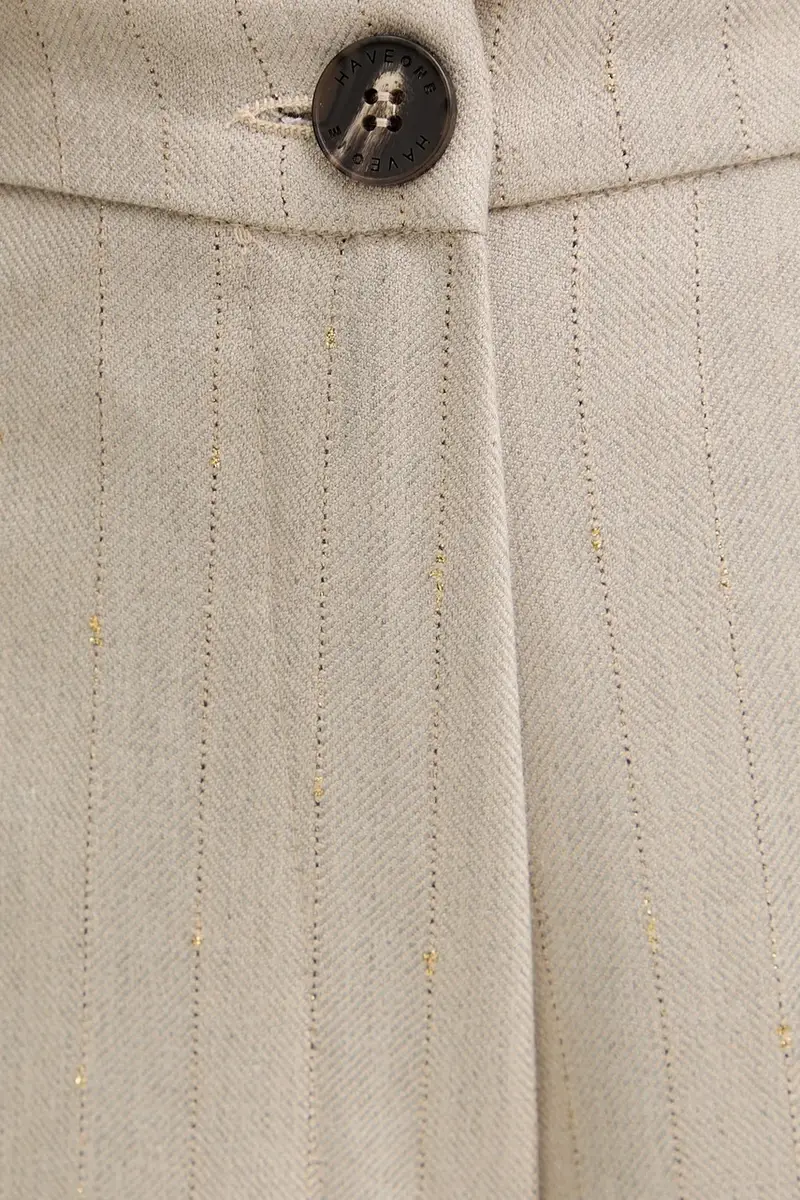 pantaloni donna colore beige PGE-P065 miniatura 4