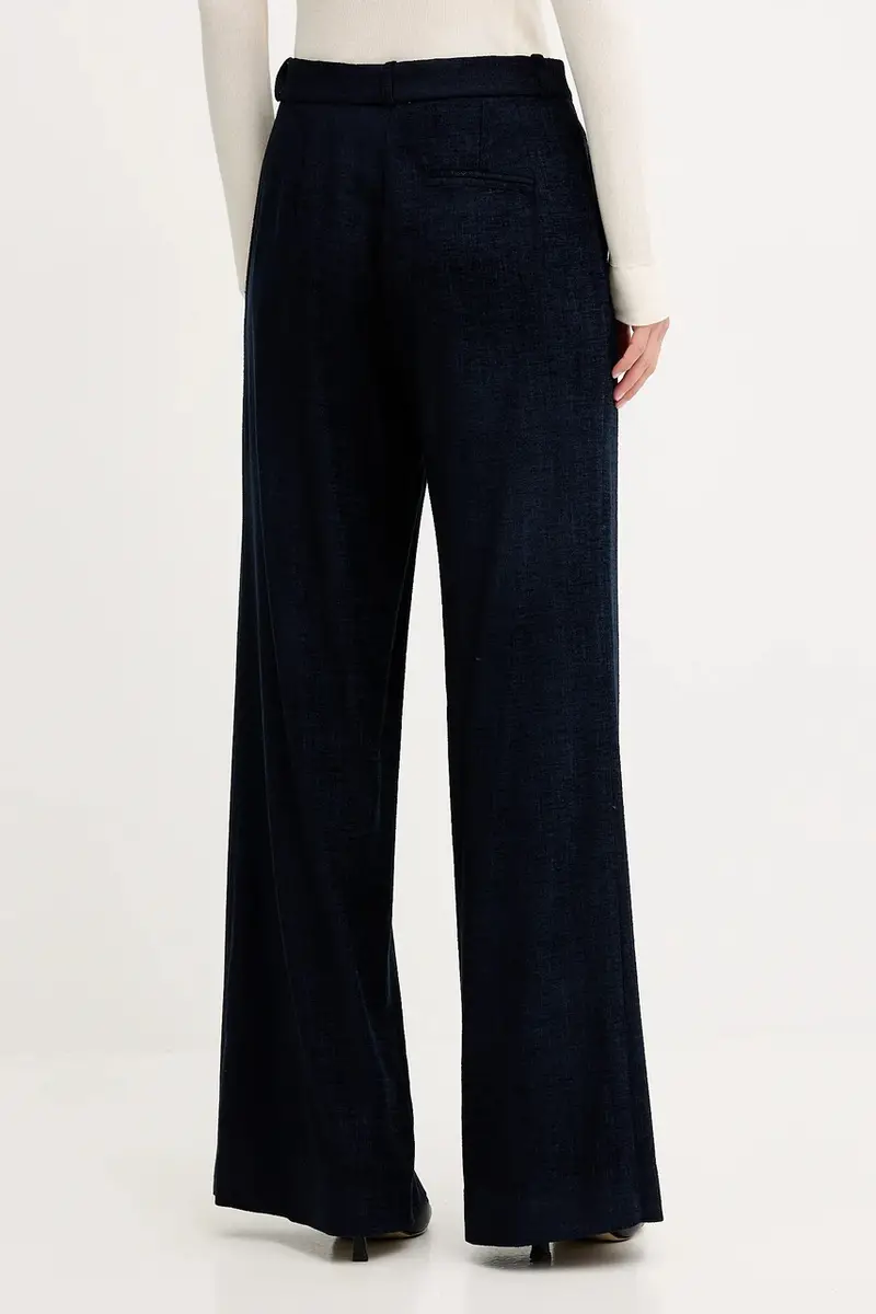 pantaloni donna colore blu navy PCB-P033 miniatura 3