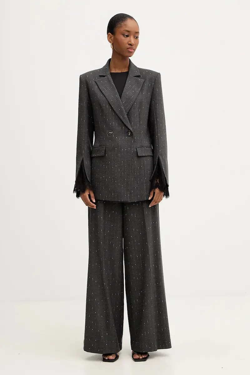 pantaloni donna colore grigio PGE-P065 miniatura 2