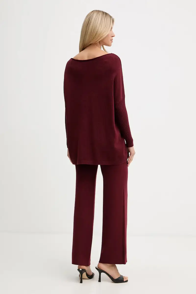 tuta da ginnastica donna colore granata HNC-P001 miniatura 4