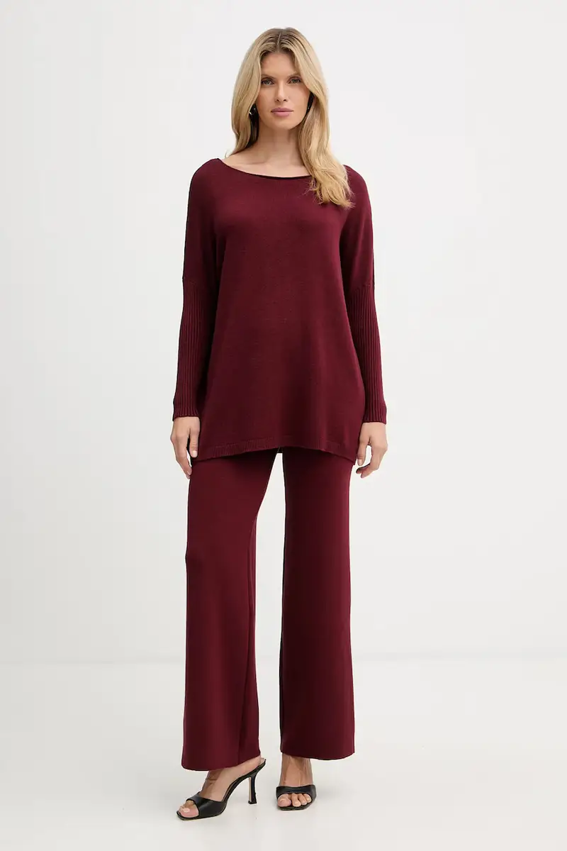 tuta da ginnastica donna colore granata HNC-P001