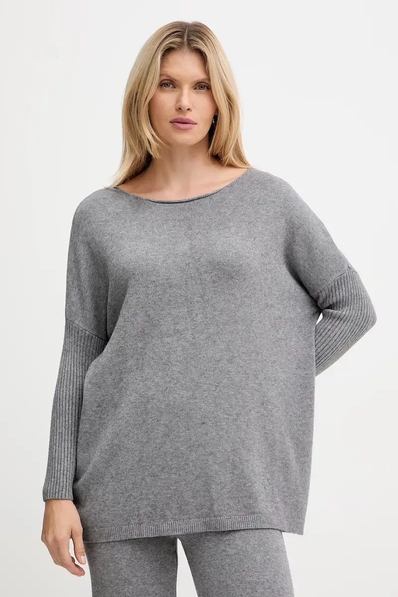 tuta da ginnastica donna colore grigio HNC-P001 miniatura 2