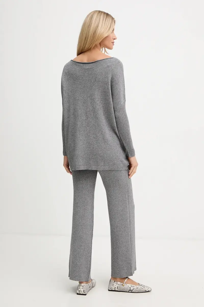 tuta da ginnastica donna colore grigio HNC-P001 miniatura 4