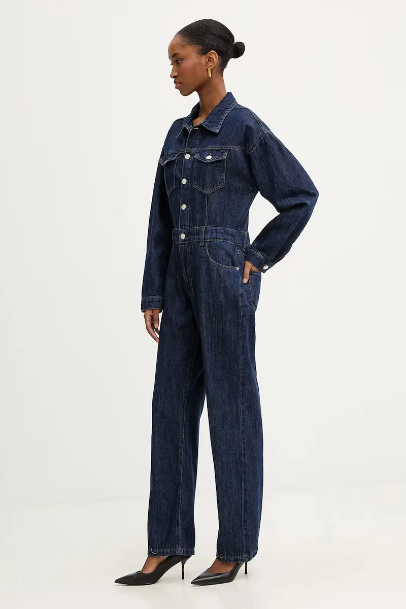 tuta in denim colore blu YGZ-P006 miniatura 2