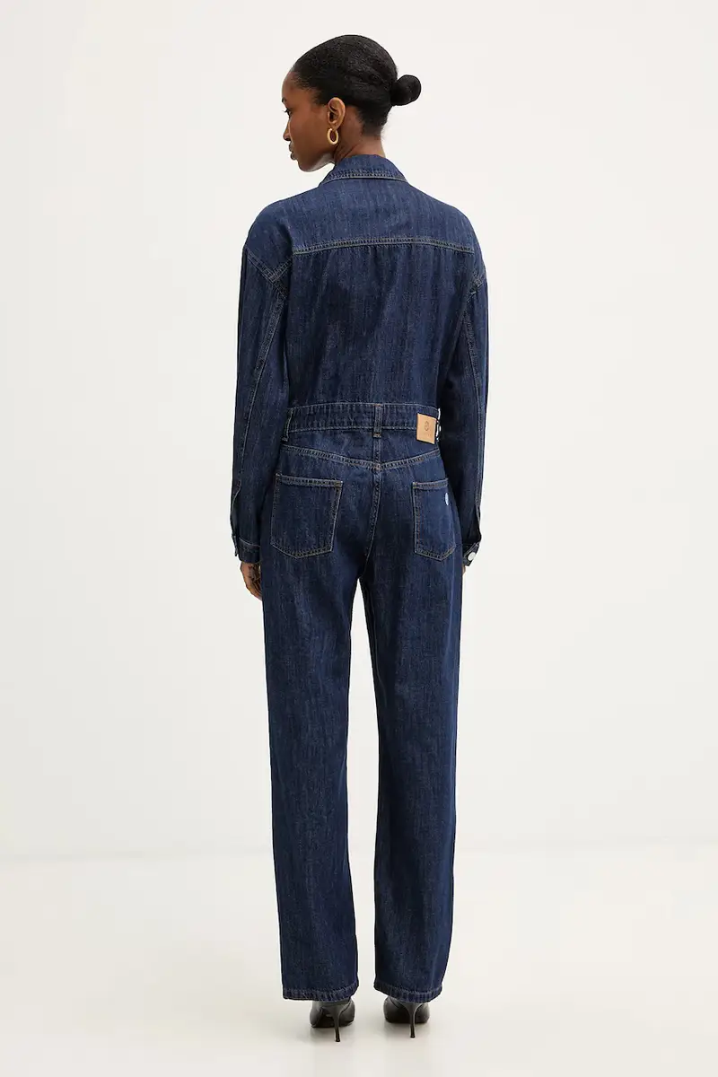 tuta in denim colore blu YGZ-P006 miniatura 3