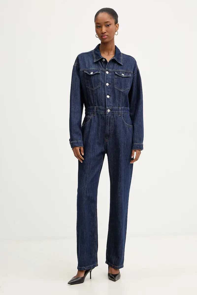 tuta in denim colore blu YGZ-P006