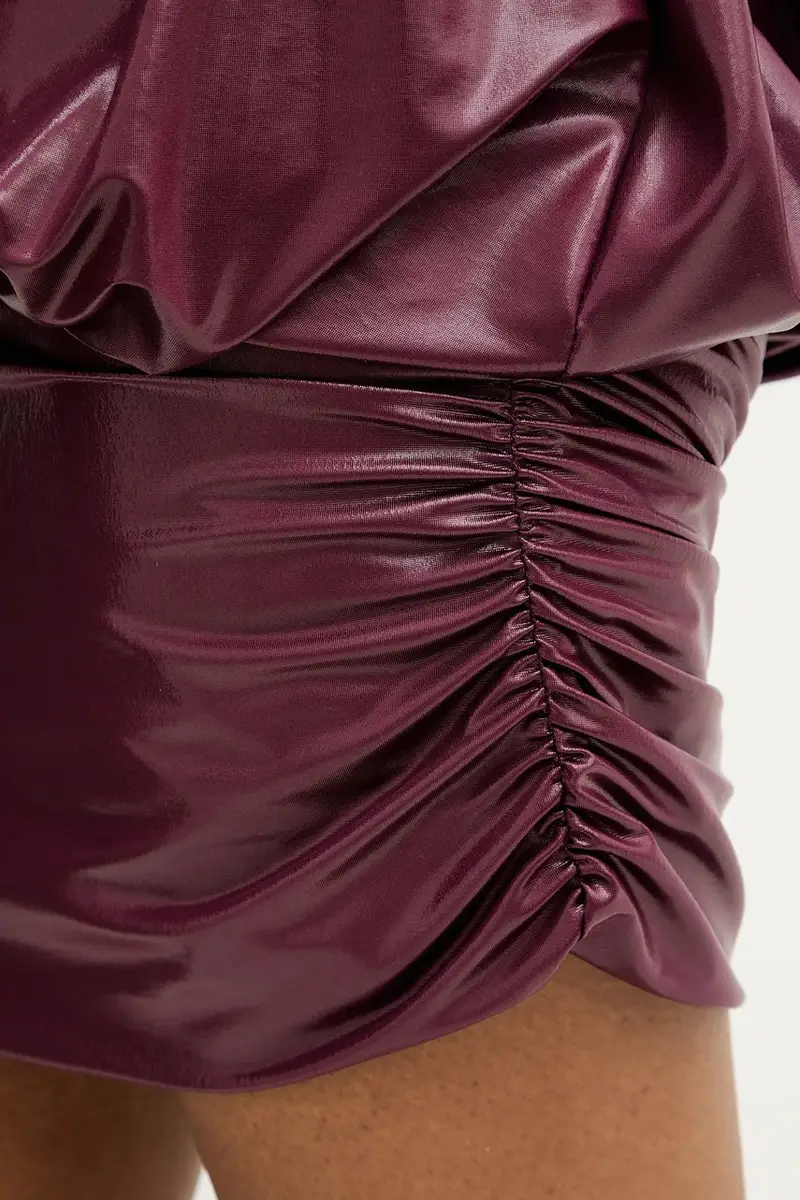 vestito colore granata MFS-P097 miniatura 5