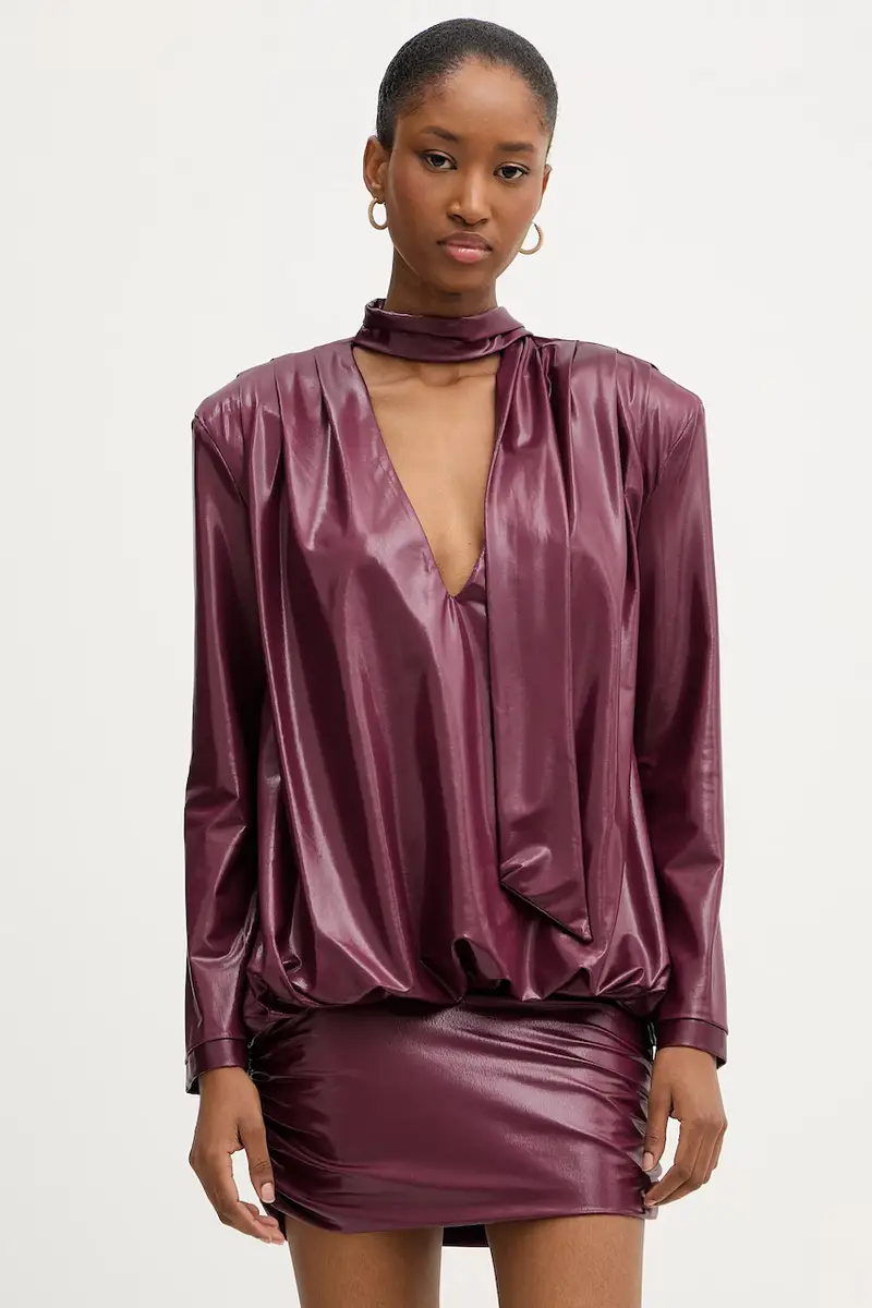 vestito colore granata MFS-P097