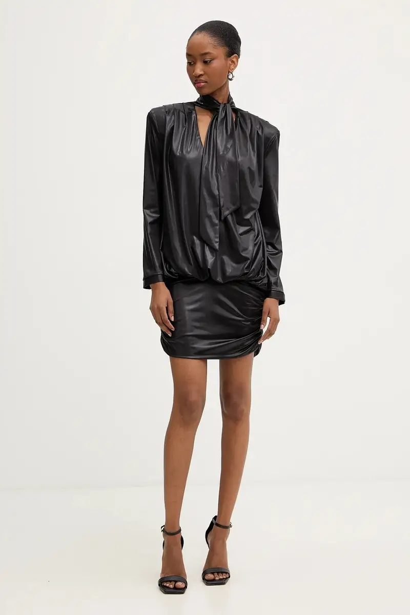 vestito colore nero MFS-P097 miniatura 2