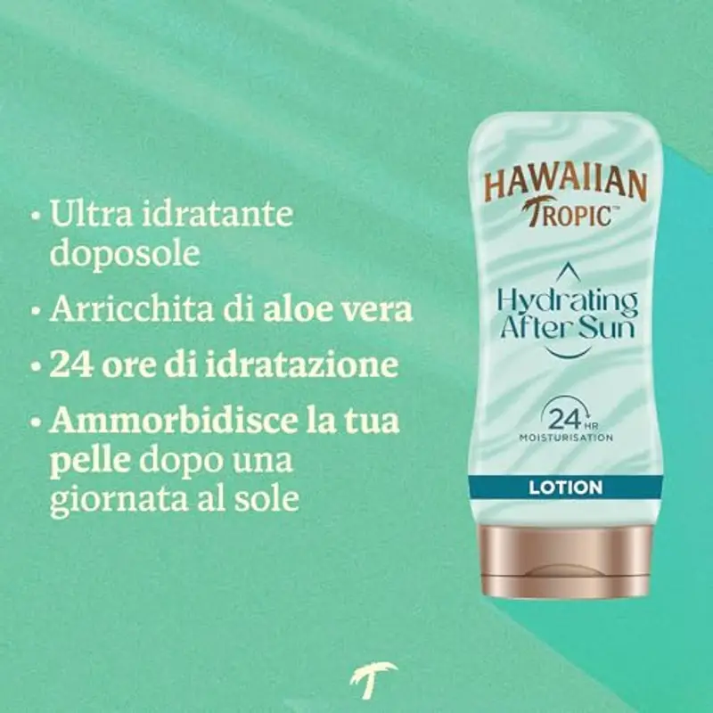 Hawaiian Tropic Crema Doposole Idratante con Aloe, 180ml miniatura 2