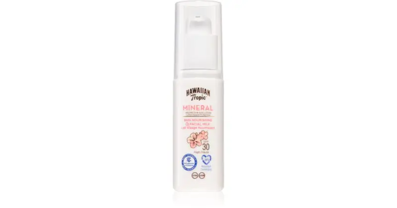Latte scremato abbronzante Pelle Minerale Nutriente SPF 30 (Latte Viso) 50 ml