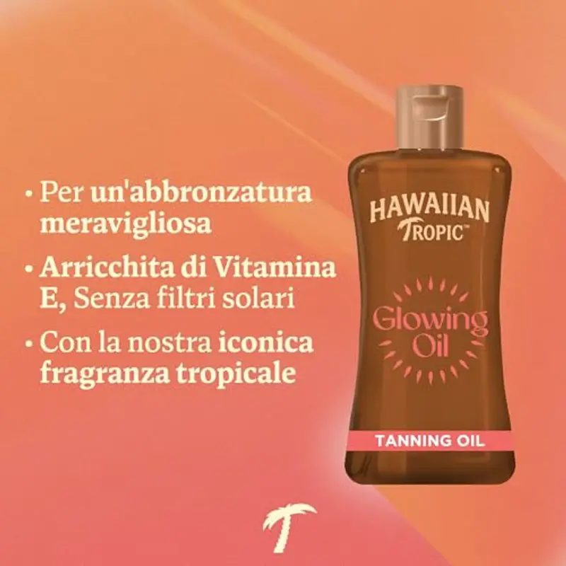 Hawaiian Tropic Tropical Tanning Oil SPF 0 Dark Olio Solare, 200ml miniatura 2
