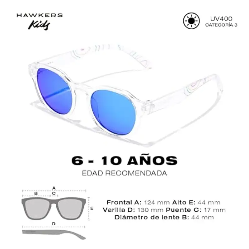 Hawkers Occhiali da sole WARWICK KIDS per ragazzi e ragazze miniatura 2