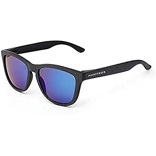 Hawkers ONE CARBONO, Occhiali da sole Unisex - Adulto, Carbonio · Blu Polarizzato, Taglia unica