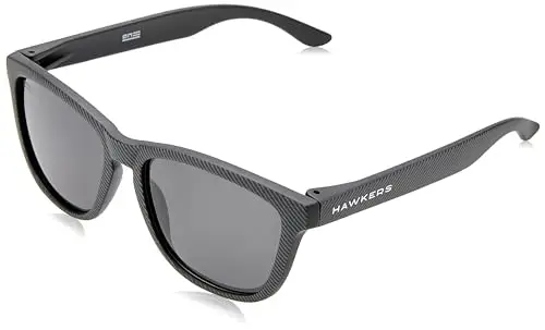 Hawkers ONE CARBONO, Occhiali da sole Unisex - Adulto, Carbonio Scuro Polarizzato, Taglia unica