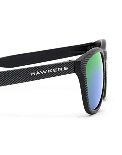 Hawkers ONE CARBONO, Occhiali da sole Unisex - Adulto, Carbonio · Smeraldo Polarizzato, Taglia unica miniatura 3