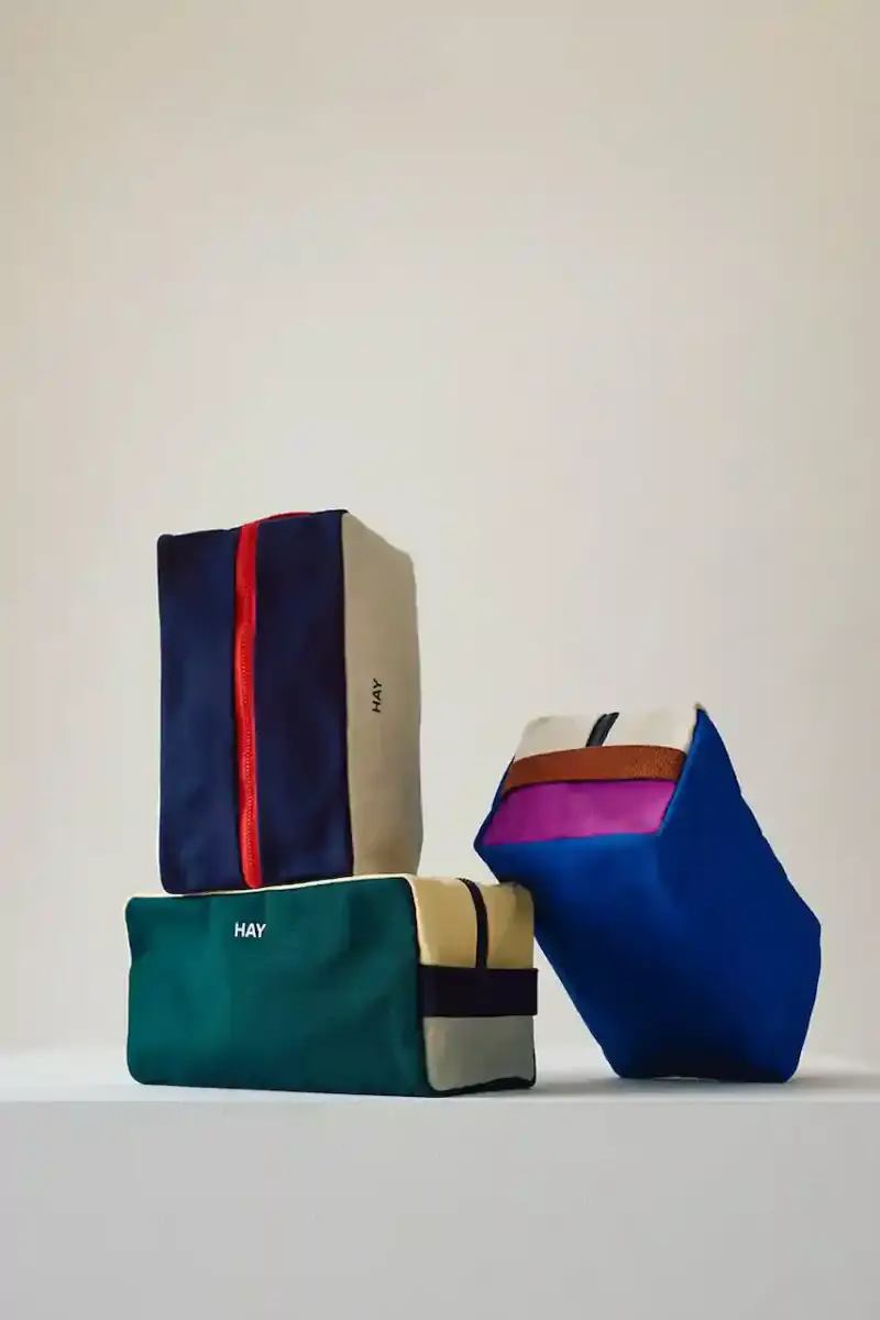 borsa da toilette Multi Wash Bag M/26 x 14 x 14 cm colore beige miniatura 3