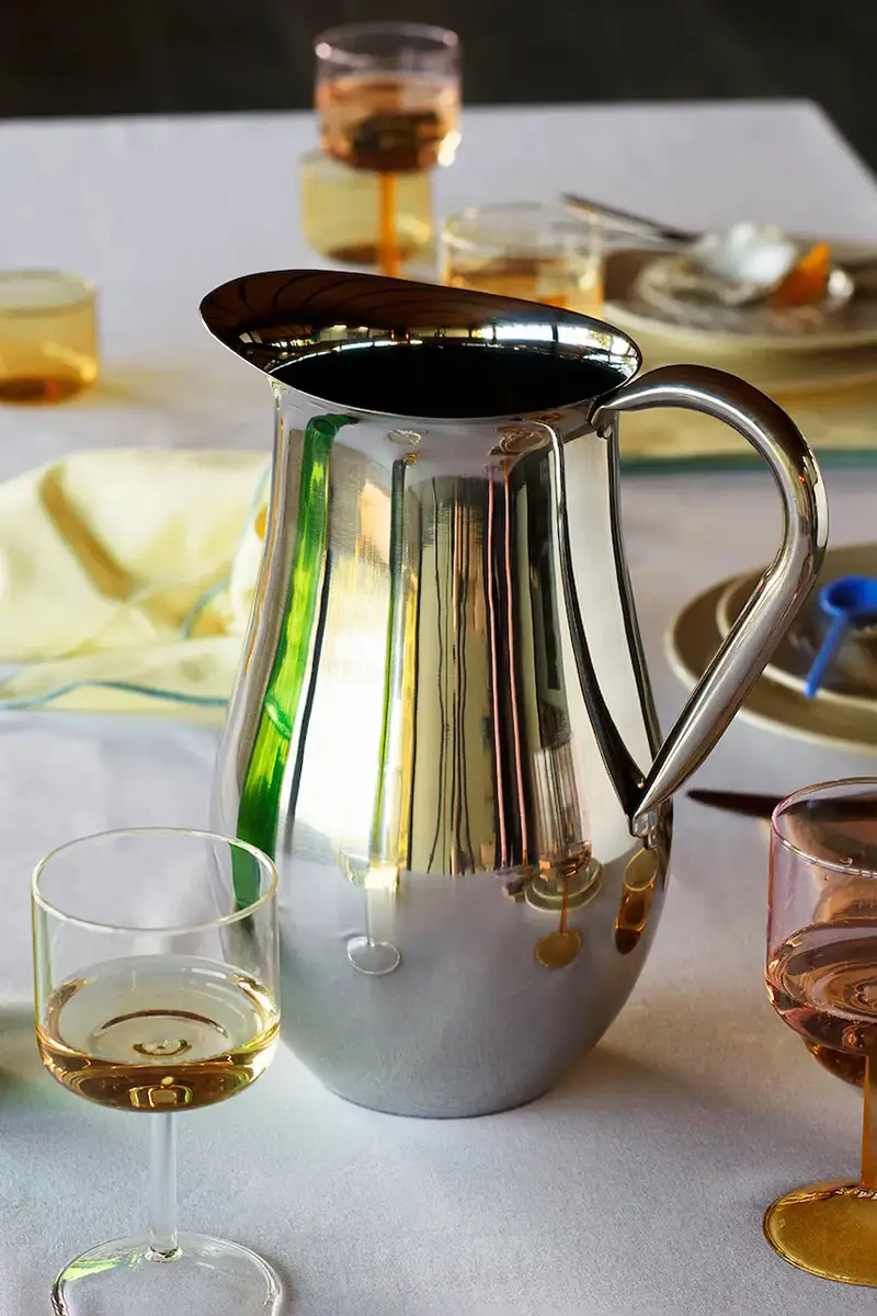 brocca Indian 25 x 18 cm Grigio miniatura 2