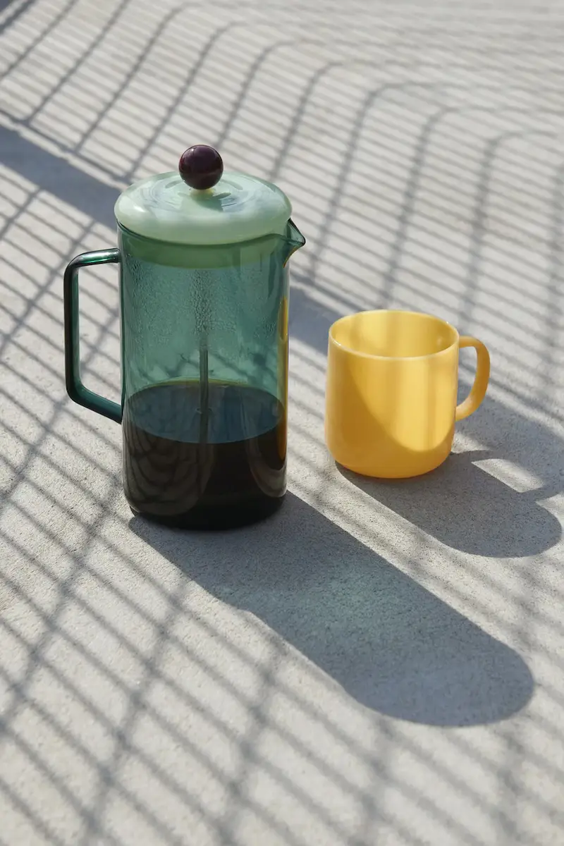 caffetteria a pistone French Press 1 L colore turchese miniatura 3