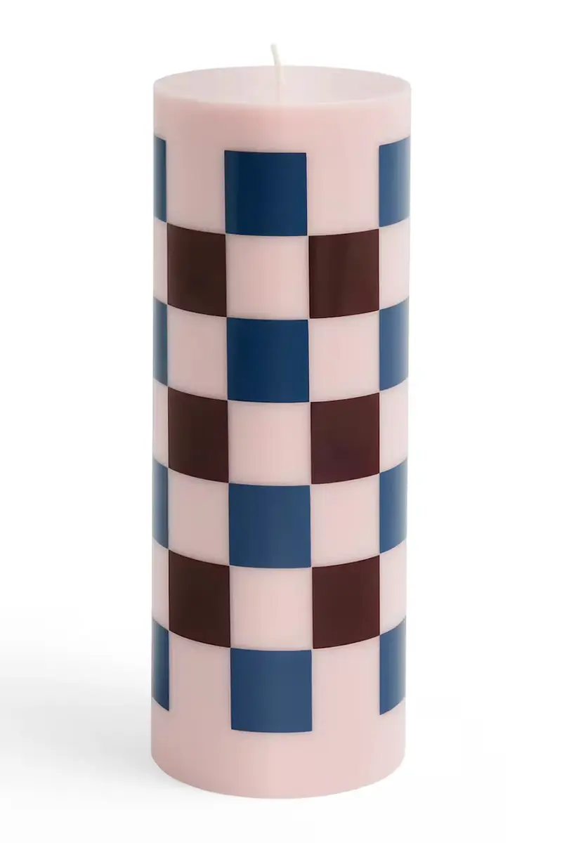 candela decorativa Column Candle 25 x 9,6 x 9,6 cm Multicolore