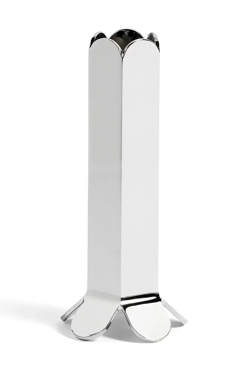 candeliere decorativo Arcs 5,5 x 13 cm colore grigio