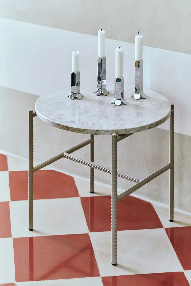 candeliere decorativo Arcs 5, 5 x 9 cm colore grigio miniatura 2