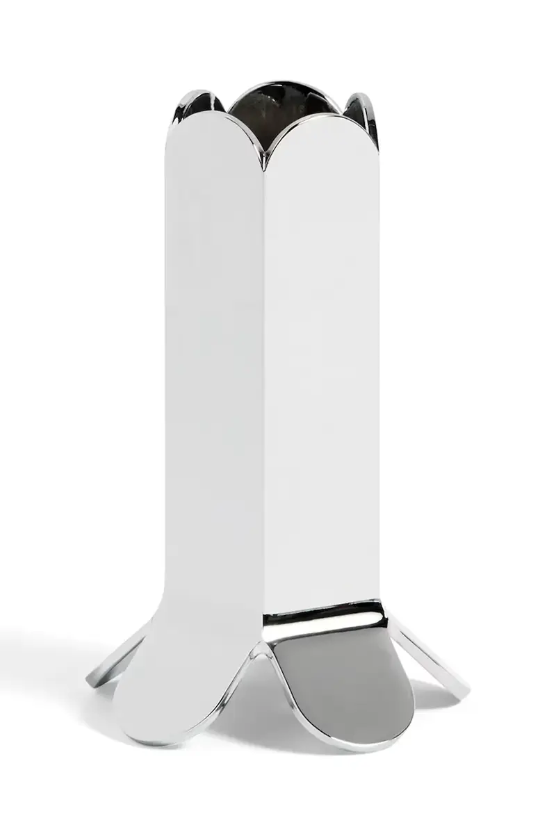 candeliere decorativo Arcs 5,5 x 9 cm colore grigio