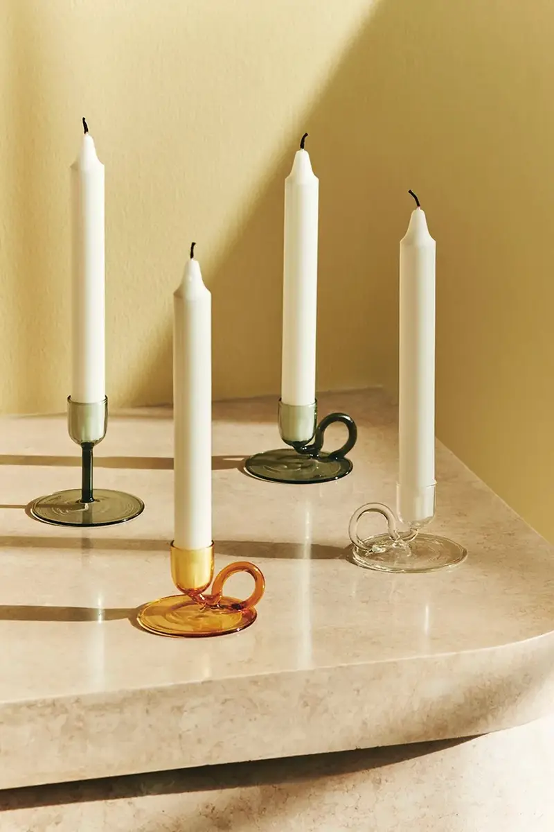 candeliere decorativo Tiny 7 x 5 cm colore grigio miniatura 3