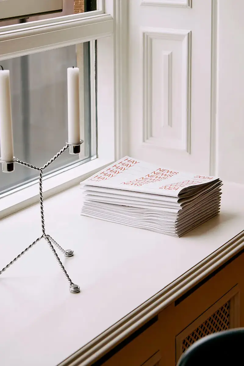 candeliere decorativo Wire 19 x 25 cm colore grigio miniatura 5