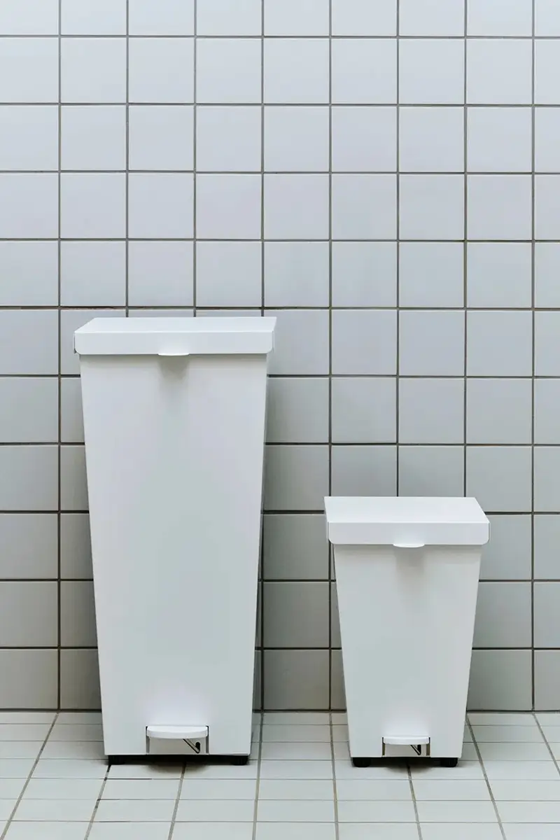 cestino dei rifiuti Loop Bin- 26 L/26, 5 x 31, 5 x 57 cm colore bianco miniatura 4