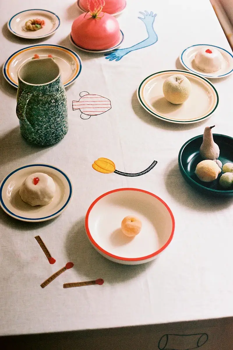 ciotola da servire Sobremesa 4, 5 x 20 x 20 cm Bianco miniatura 5