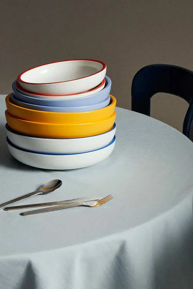 ciotola da servire Sobremesa 4, 5 x 25 x 25 cm Arancione miniatura 2