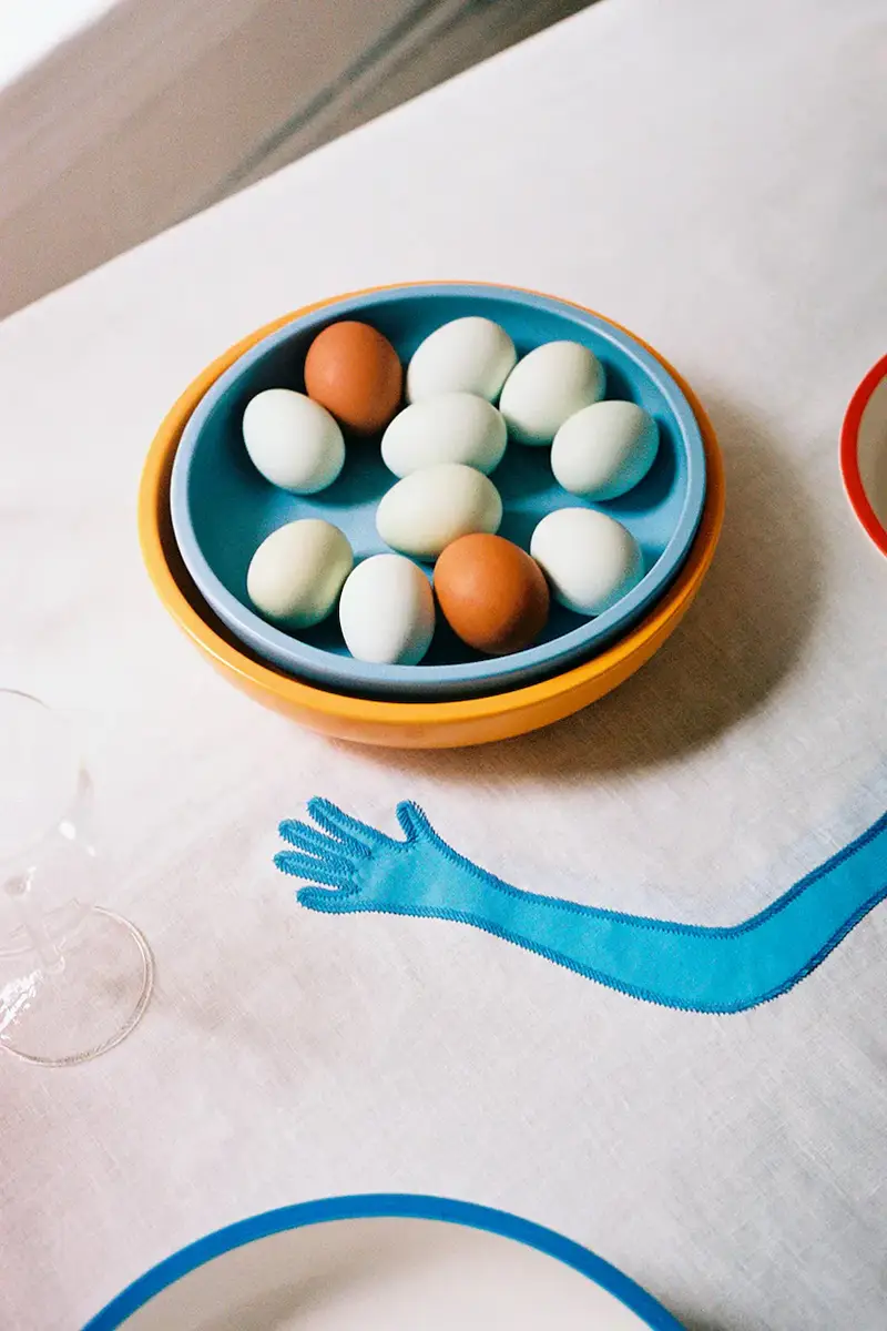 ciotola da servire Sobremesa 4, 5 x 25 x 25 cm Arancione miniatura 3