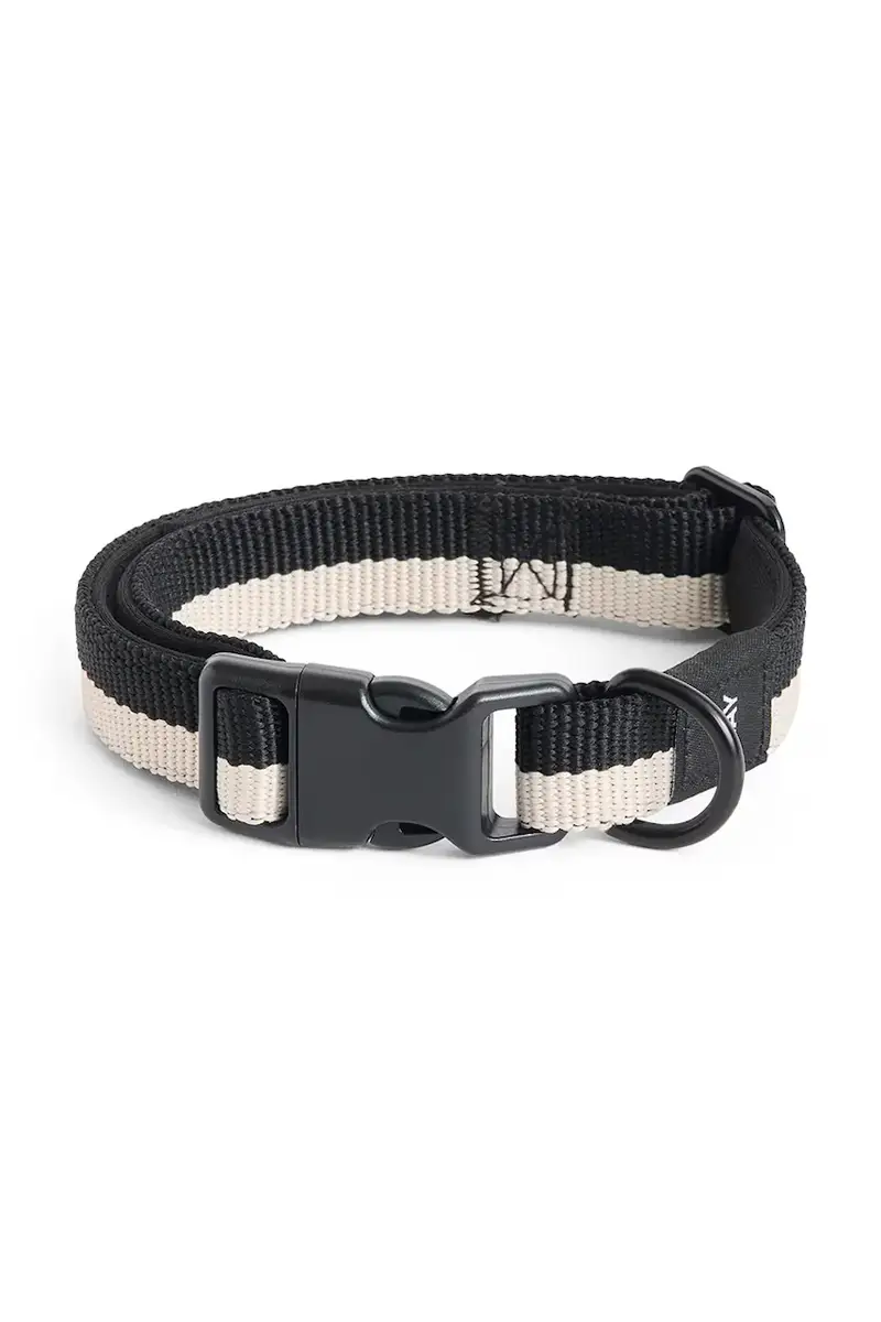 collare per cani S/M 2 x 25-45 cm colore nero