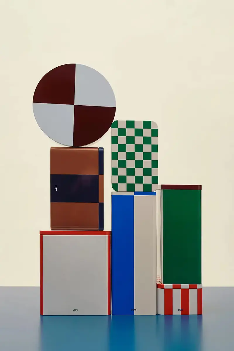 contenitore con copperchio Tin Container S/17 x 11, 1 x 7, 3 cm colore verde miniatura 4