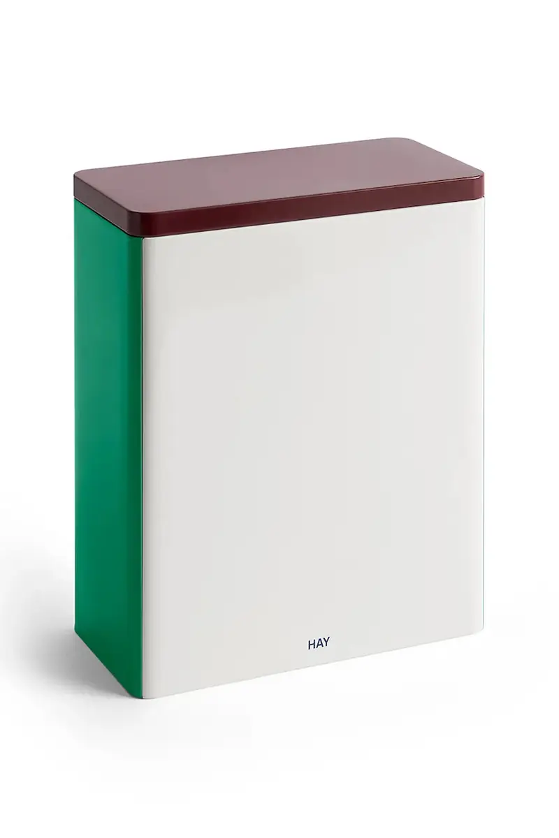 contenitore con copperchio Tin Container XL/20 x 10 x 24 cm Multicolore