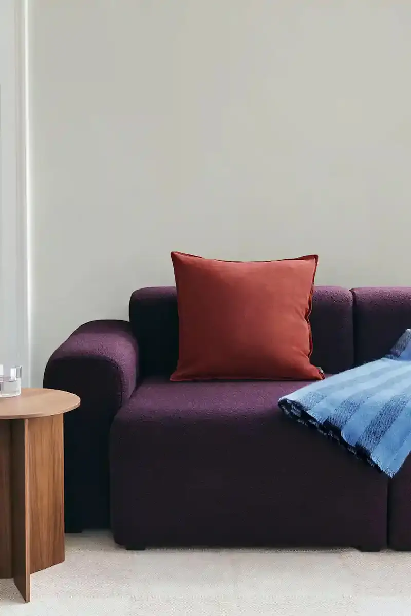 coperta di lana Duo 130 x 180 cm colore blu miniatura 4